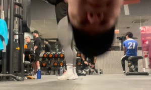 When Your Gym Video Gets an Unexpected Collaborator