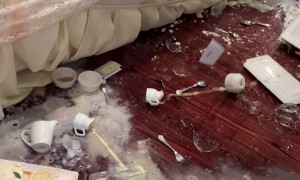 Irish Wedding Party Crashes Table