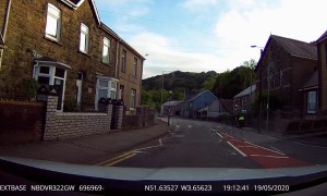 Speedy Driver Nearly Hits Crossing Wheelchair