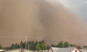 Dust Storm in Moscow, Idaho