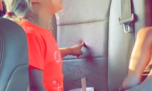 Little Girl Scolds Her Brother