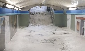 Flooding in Madrid Subway Station