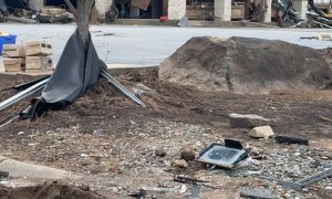 Hurricane Helene Aftermath At Asheville Mattress Store