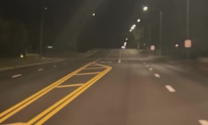 Colorful Flashing UFO Appears Stationary Over Wichita Neighborhood