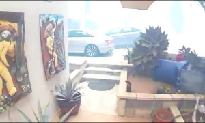 Security Camera Footage Shows Wildfire Reaching Homes in Camarillo