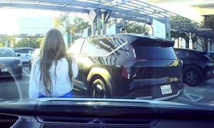 Woman Shoved By Car While Attempting To Hold Parking Spot