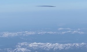 Strange Flying Blur Spotted Through Airplane Window