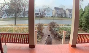 Alleged Package Thief Receives Instant Karma