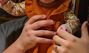 Squeaky Giggles From Smiling Daughter