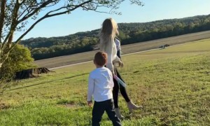 Gender Reveal Balloon Flies Away