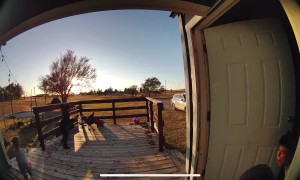 Four Kids Versus Wild Turkey