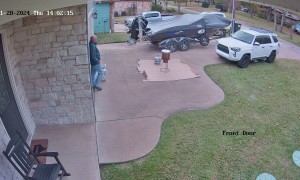 Wind Picks Up Driveway Cooking