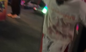 Man Takes a Big Swing and Misses