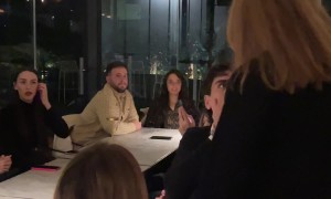 Long-Distance Best Friends Reunited At Dinner Party