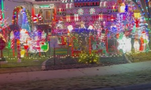 Neighbor's Overcompensating Christmas Lights