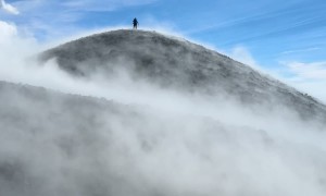 Walking Through Volcanic Gas on Mount Etna