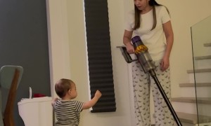 Mom Accidentally Captures Baby's First Steps