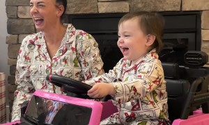 Junior Bronco Driver Finds Horn