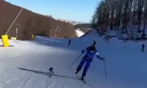 Ski Boot Goes On Its Own Adventure