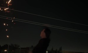 Thrown Firework Boomerangs Back