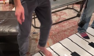 Musician Roommates Play Giant Floor Piano