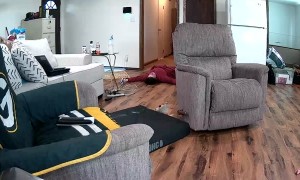 Woman Falls Over Baby Gate