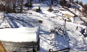 Amazon Van Slides Down Icy Hill