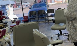 Buck Crashed Into Nail Salon