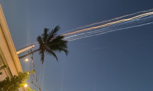 SpaceX Debris Clutters Sky In Flaming Showers