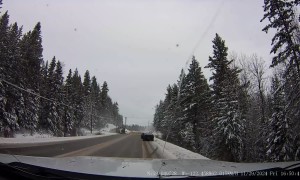 Semi Truck Does Partial Rollover