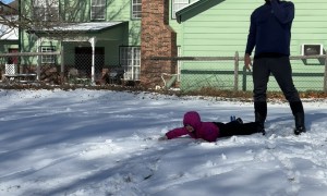 First Snowday Faceplant