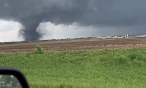 Tornado Turns Over Nebraska Fields