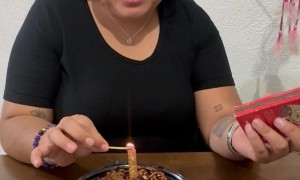 Candle Explodes During Birthday Song