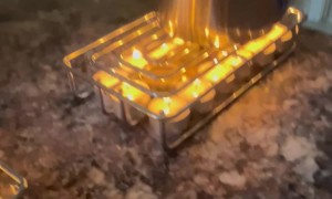 Tea Lights Used To Cook Food When Electricity Fails