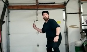 Pill Split By Thrown Scissors