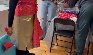 Wrapping Paper Fashion Show