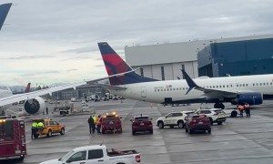 Two Planes Tap At Seattle Airport
