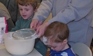 Mom Accidentally Covers Son In Sugar