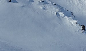 Skier Triggers Massive Avalanche