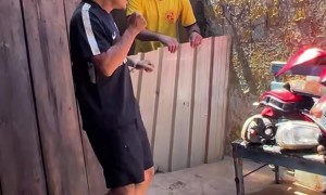 Man Gives Jump Scare With Fake Explosion Prank