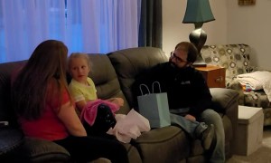 Overjoyed At Becoming A Big Sister