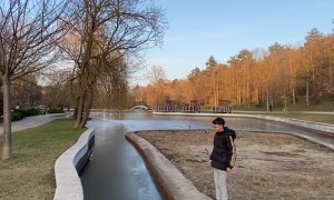 Brother Biffs It On The Return Jump