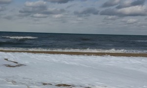Snow On Virginia Beach