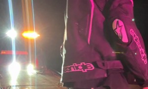 Tow Truck Driver Drops Motorcycle