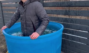 Ice-Breaking Stunt Goes Wrong