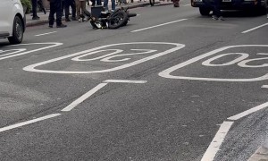 Londoners Argue After Alleged Motorcycle Kicking Incident