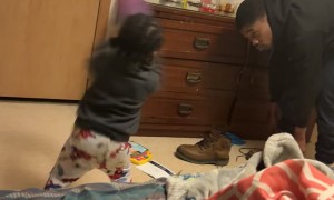 Child Throws Bottle In Defiance