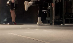 Woman Flipped Upside Down While Doing Cable Exercise