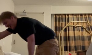 Guy Gets Stuck in Pullout Bed