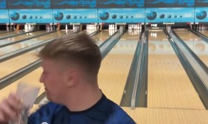 Peak Performance Athlete Finishes Pint And Bowls Perfect Strike